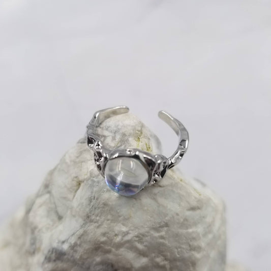 The Pretty Jewellery - Adjustable Moonstone Ring