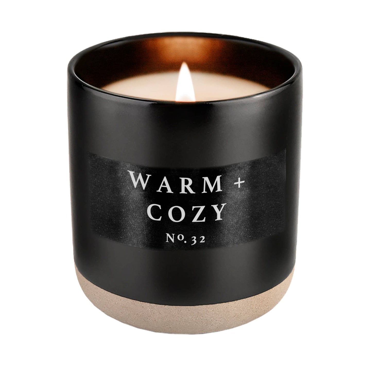 Sweet Water Decor - Warm and Cozy 12 oz Soy Candle - Christmas Home & Gifts