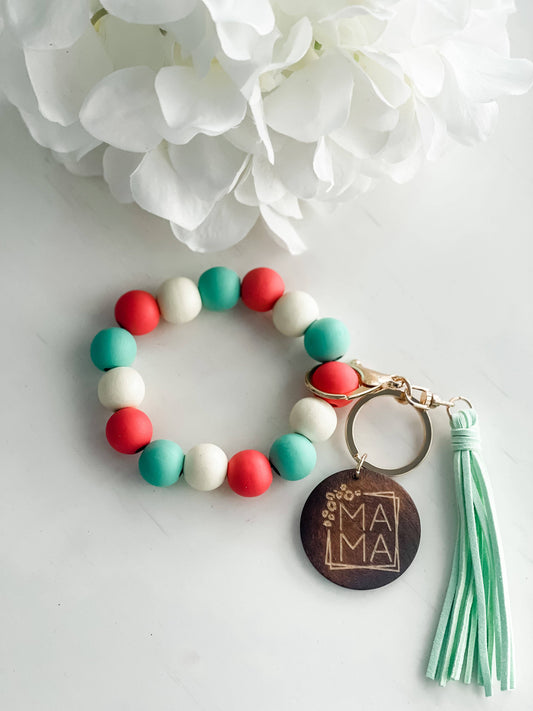 Mama Wristlet Keychain "Fresh Mix"