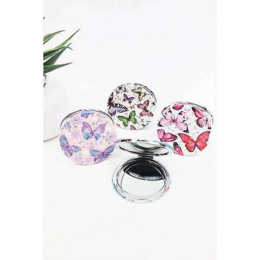 Butterfly Circle Cosmetic Mirror