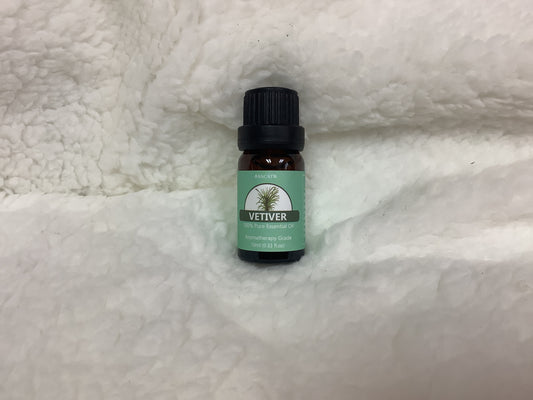 Vetiver 100% Pure Essential Oil 10 ml
